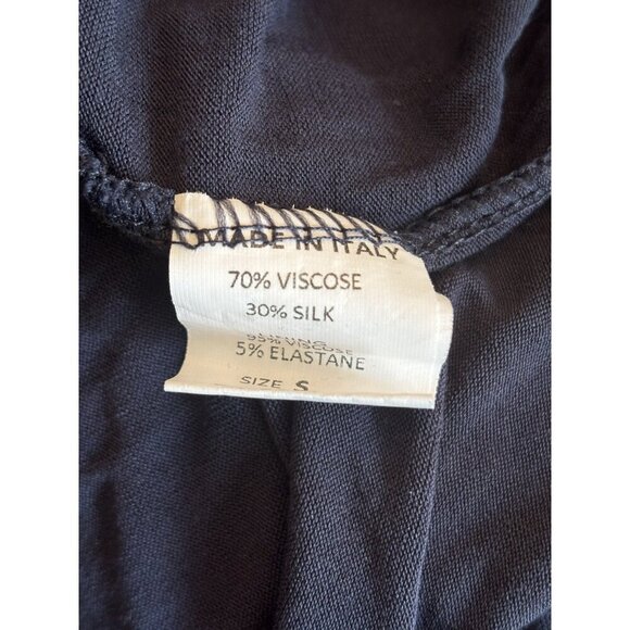 Laura Guidotti Womens Size Small Blue Sleeveless Maxi Dress Silk Blend - Picture 6 of 6